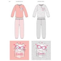PIGIAMA BAMBINA M/L EP7040 Tellini S.r.l. Ingrosso Abbigliamento